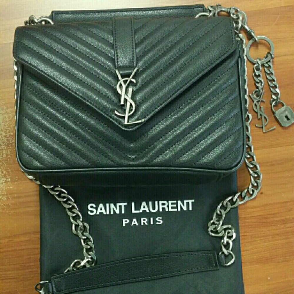 YSL classic leather bag